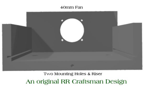 Picture of Digitrax CS/Booster Mount with Fan - Base