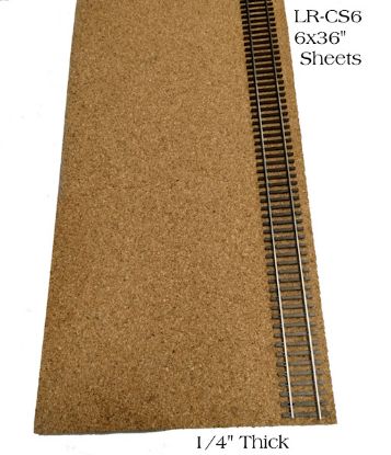 Picture of Cork Roadbed, HO 6x36" Sheet