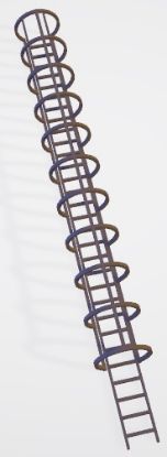 Picture of Caged Ladder - FREE STL