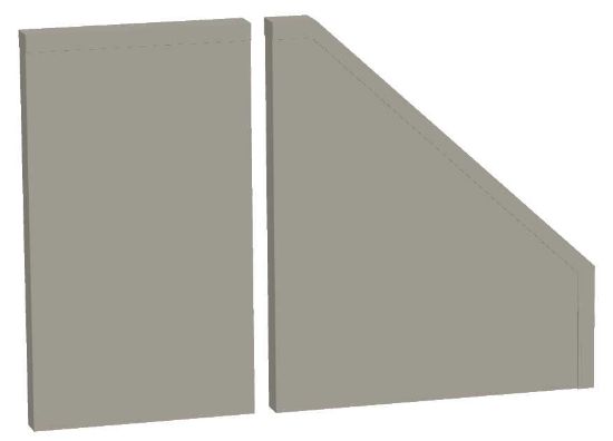 Picture of Tunnel Portal Wing Walls - Set - HO Scale