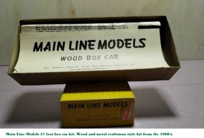 Picture of Yard Sale - Wood Boxcar Kit