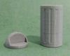 Picture of Detail Set - Trash Can, Dome top (5) - HO Scale