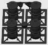 Set of 4 stoves