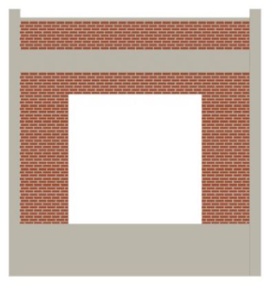 Base Panel w/ Rail Door Opening