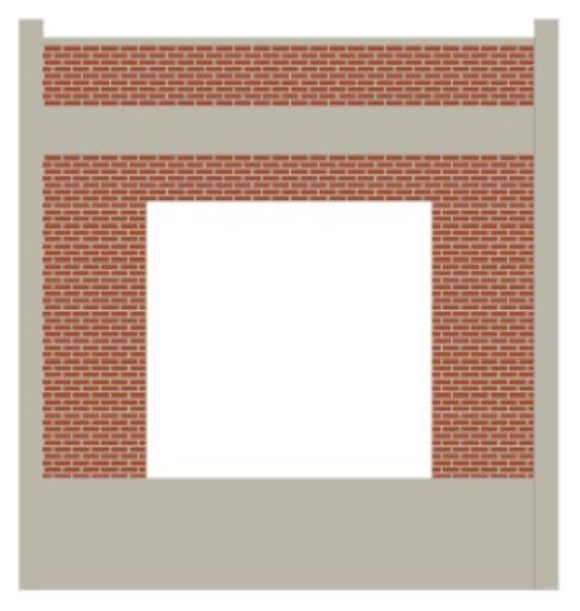 Base Panel w/ Rail Door Opening