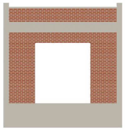Base Panel with Truck Door Cutout