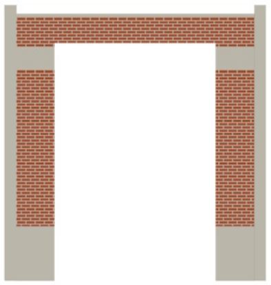 Picture of Modular Panel - Brick & Concrete - Base with Railcar Door